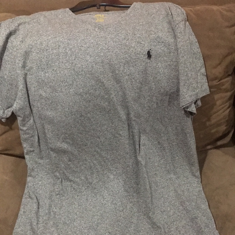Polo Grey V Neck T Shirt